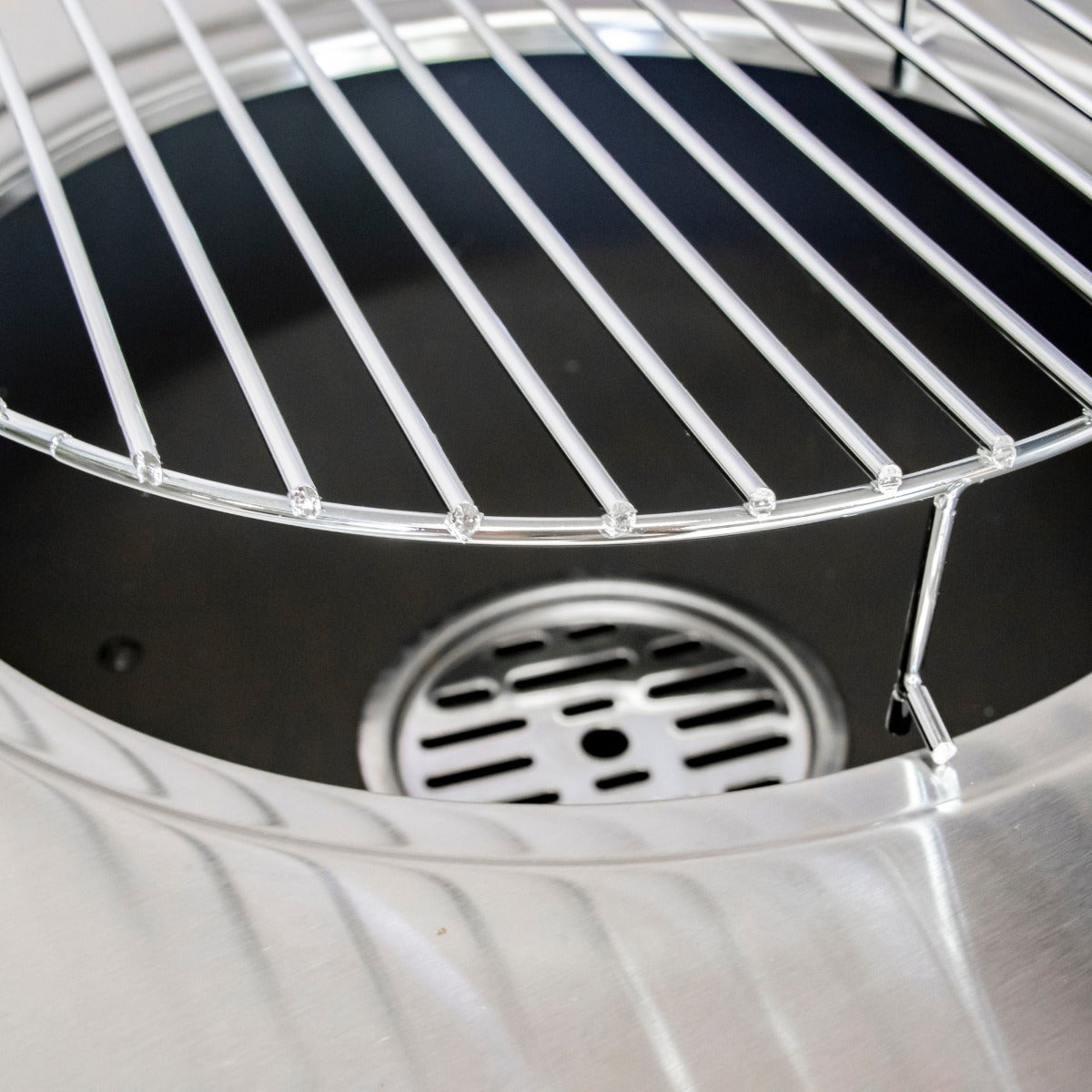 SenS-Line Vuurkorf met Barbecue Bjork Zwart 83 cm