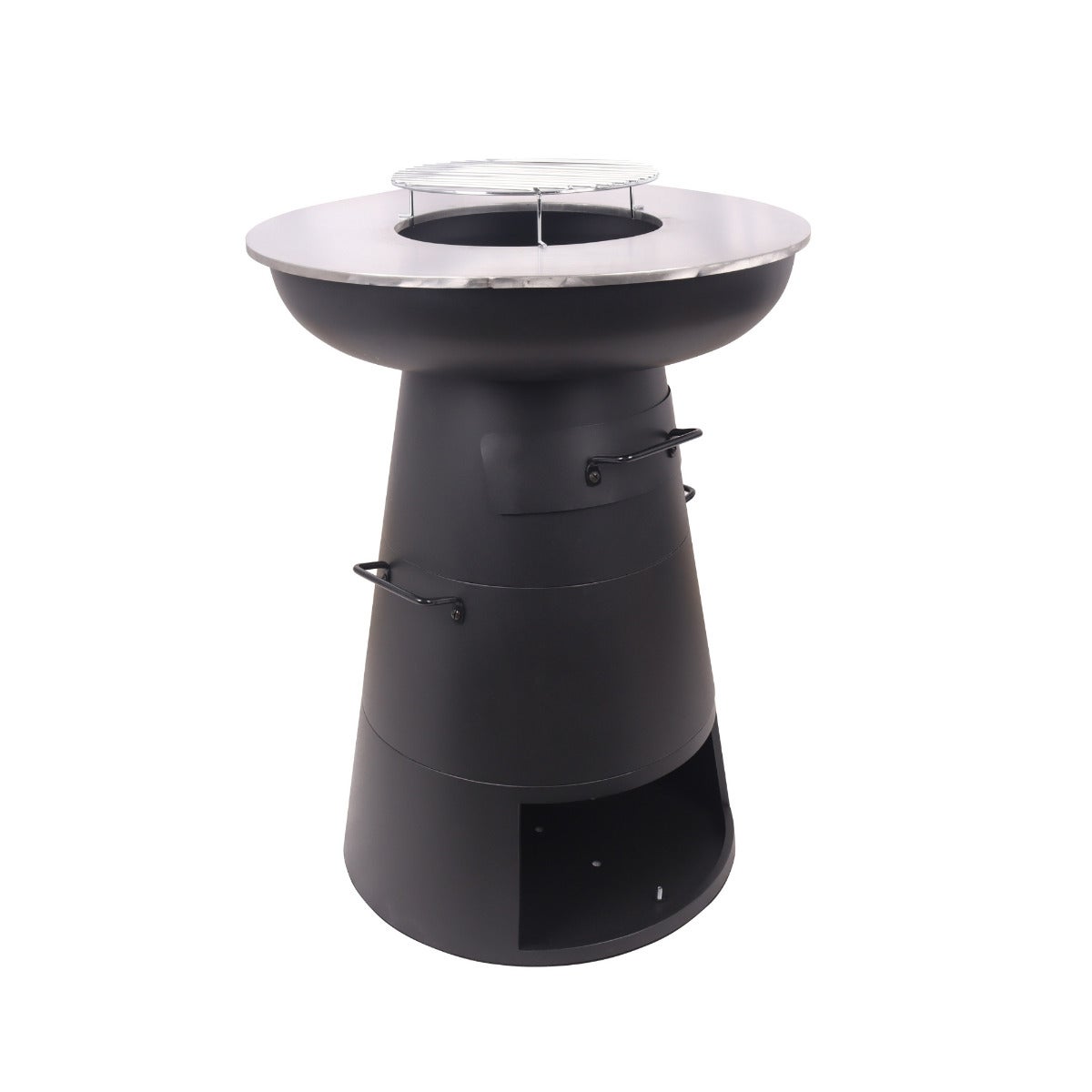 SenS-Line Vuurkorf met Barbecue Bjork Zwart 83 cm