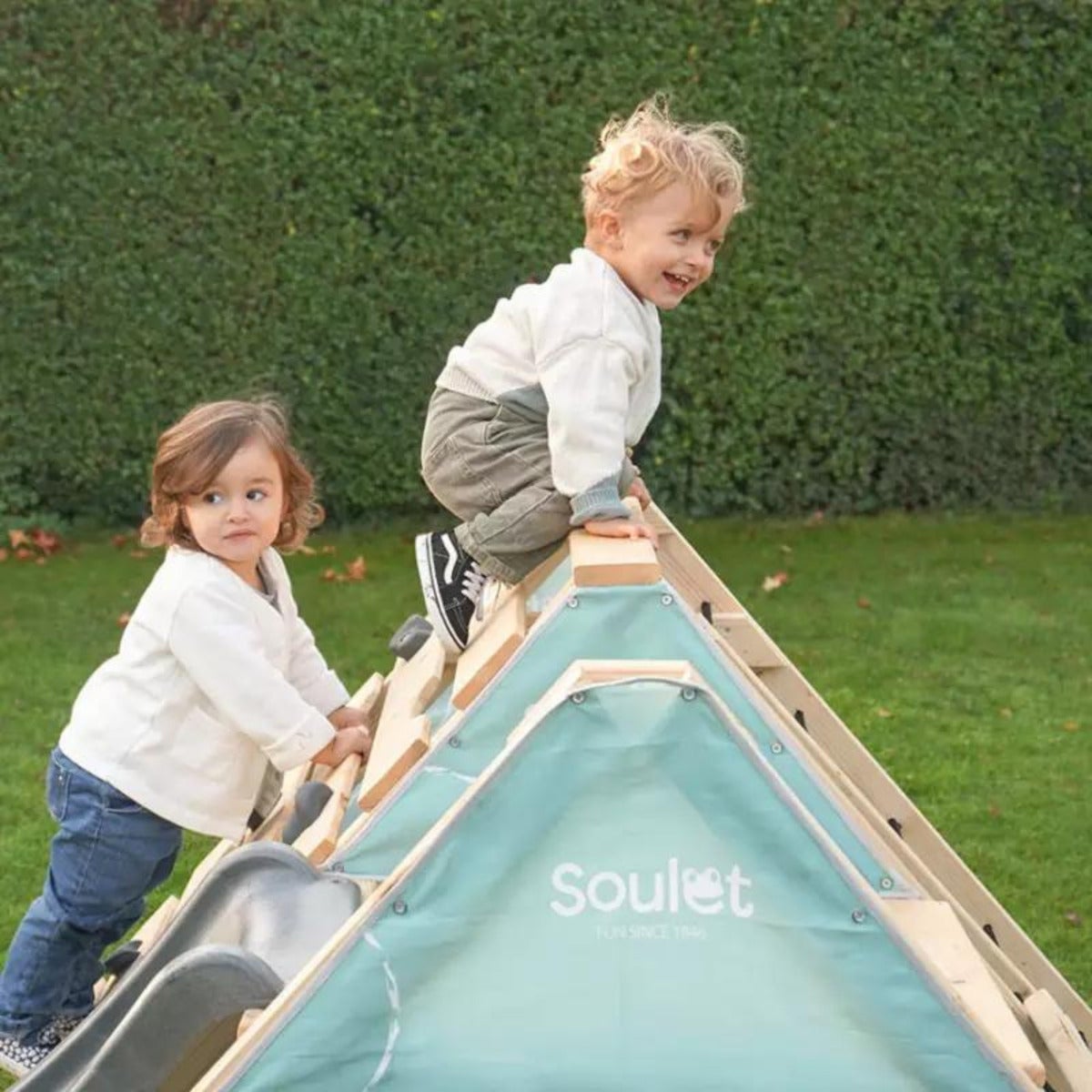 Soulet Klimrek Hercule met Klimwand en Glijbaan - Vanaf 18 maanden