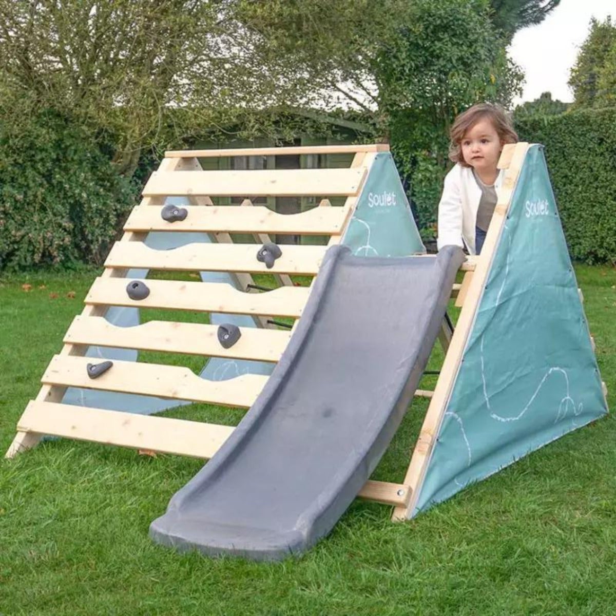 Soulet Klimrek Hercule met Klimwand en Glijbaan - Vanaf 18 maanden