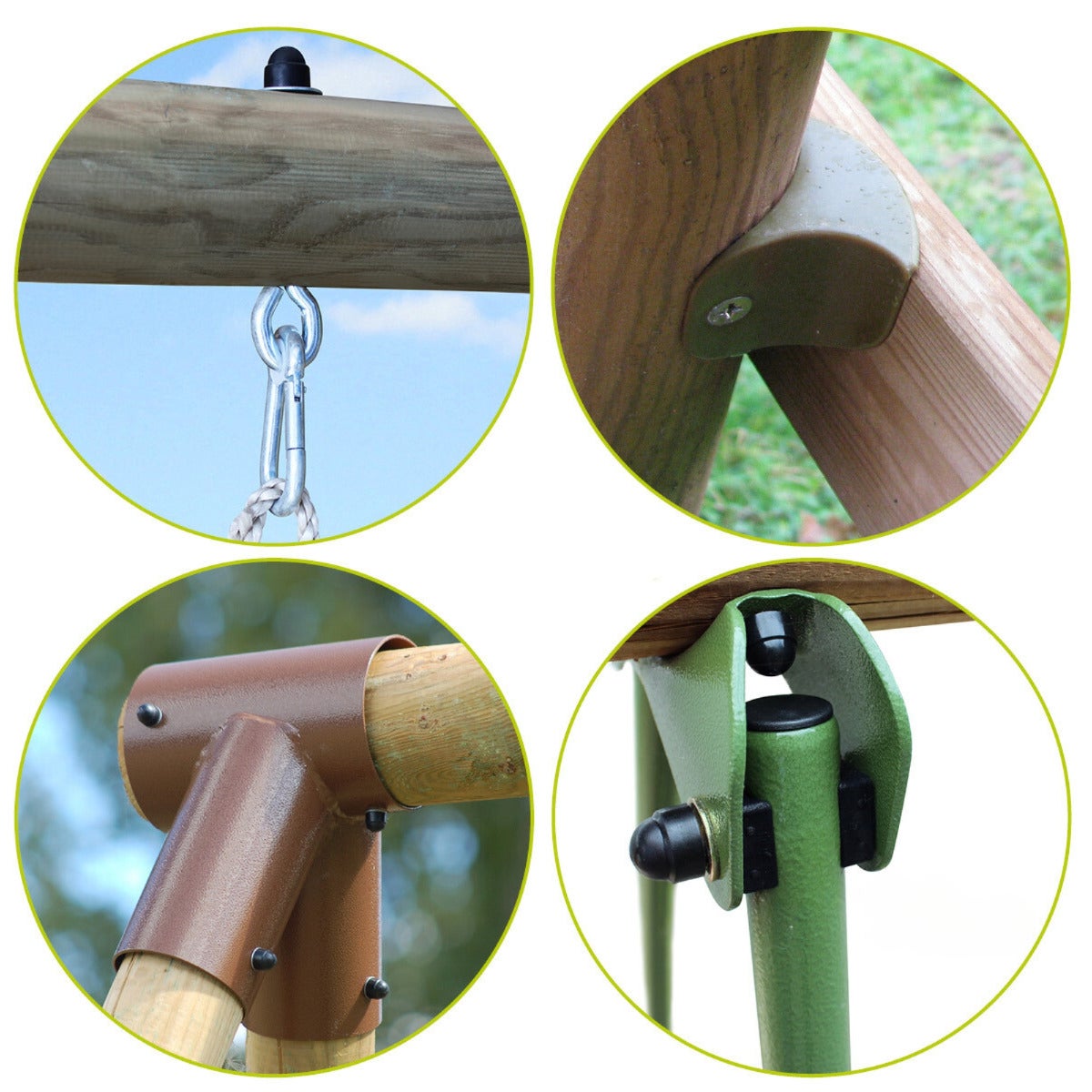 Soulet Speeltoestel Figue met Glijbaan, Dubbele Schommel en Wip