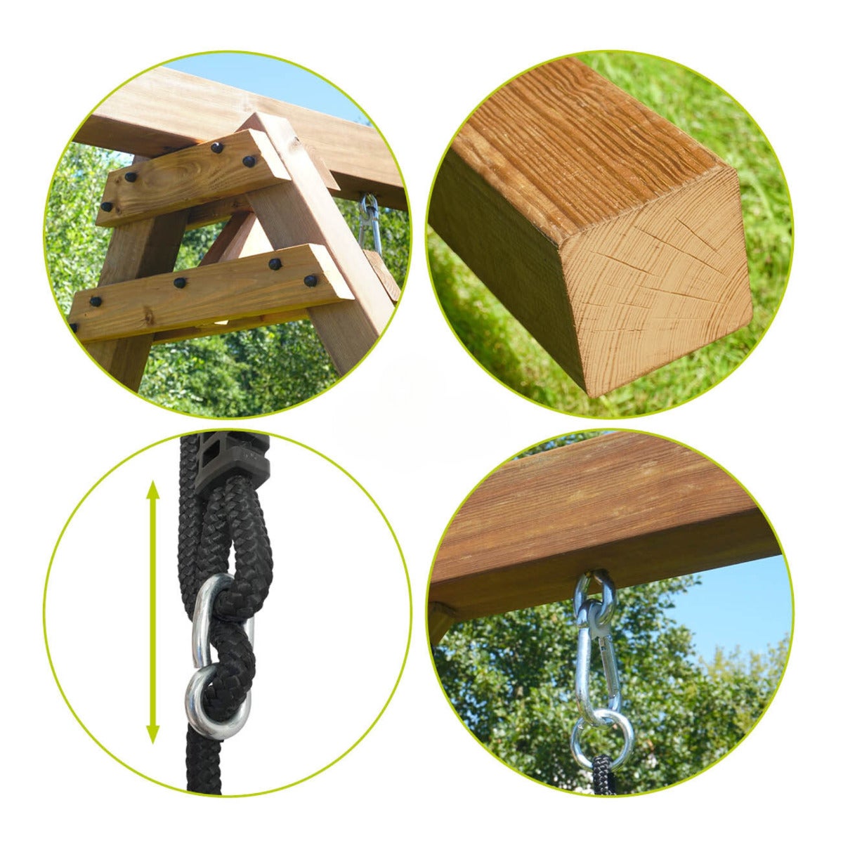 Soulet Speeltoestel Prune met Glijbaan en Dubbele Schommel