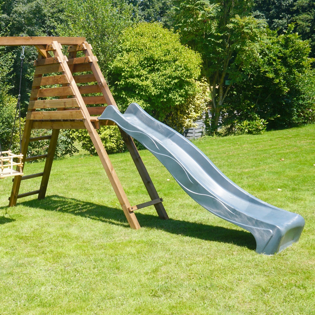 Soulet Speeltoestel Prune met Glijbaan en Dubbele Schommel