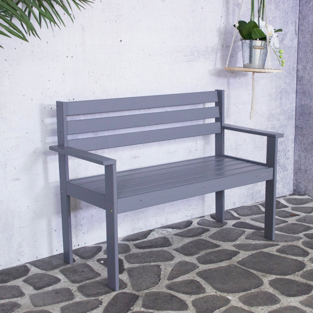 SenS-Line Tuinbank Semmy 120cm Grijs