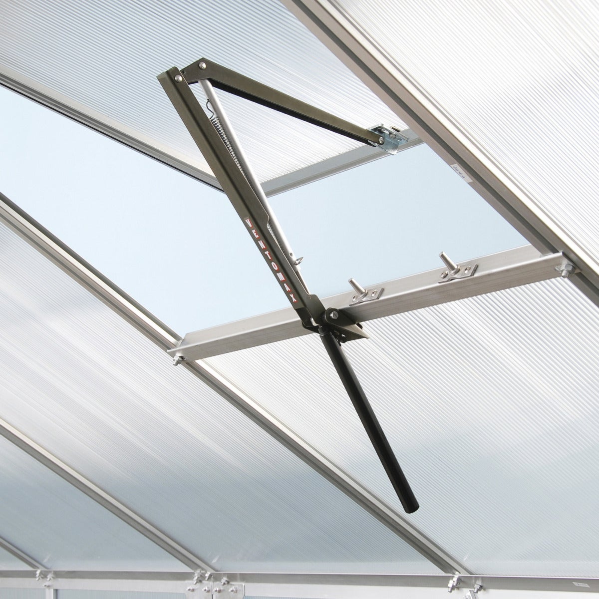 Automatische raamopener Ventomax zwart - Uitbreiding Triton Tuinkas