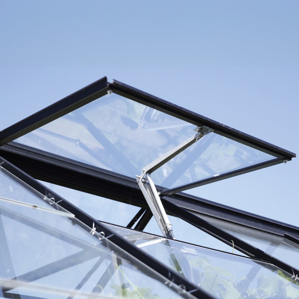 Automatische raamopener Ventomax zwart - Uitbreiding Triton Tuinkas