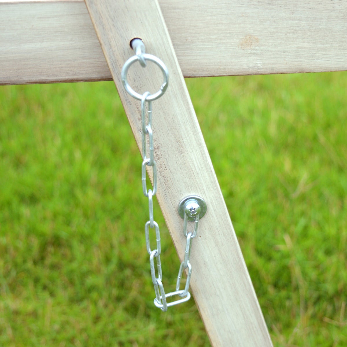 Bijzettafeltje Acacia Greywash met Uitneembaar Dienblad