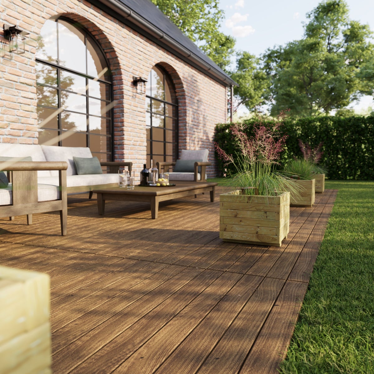 Terrastegel Bolenia Bruin 50 x 50 cm