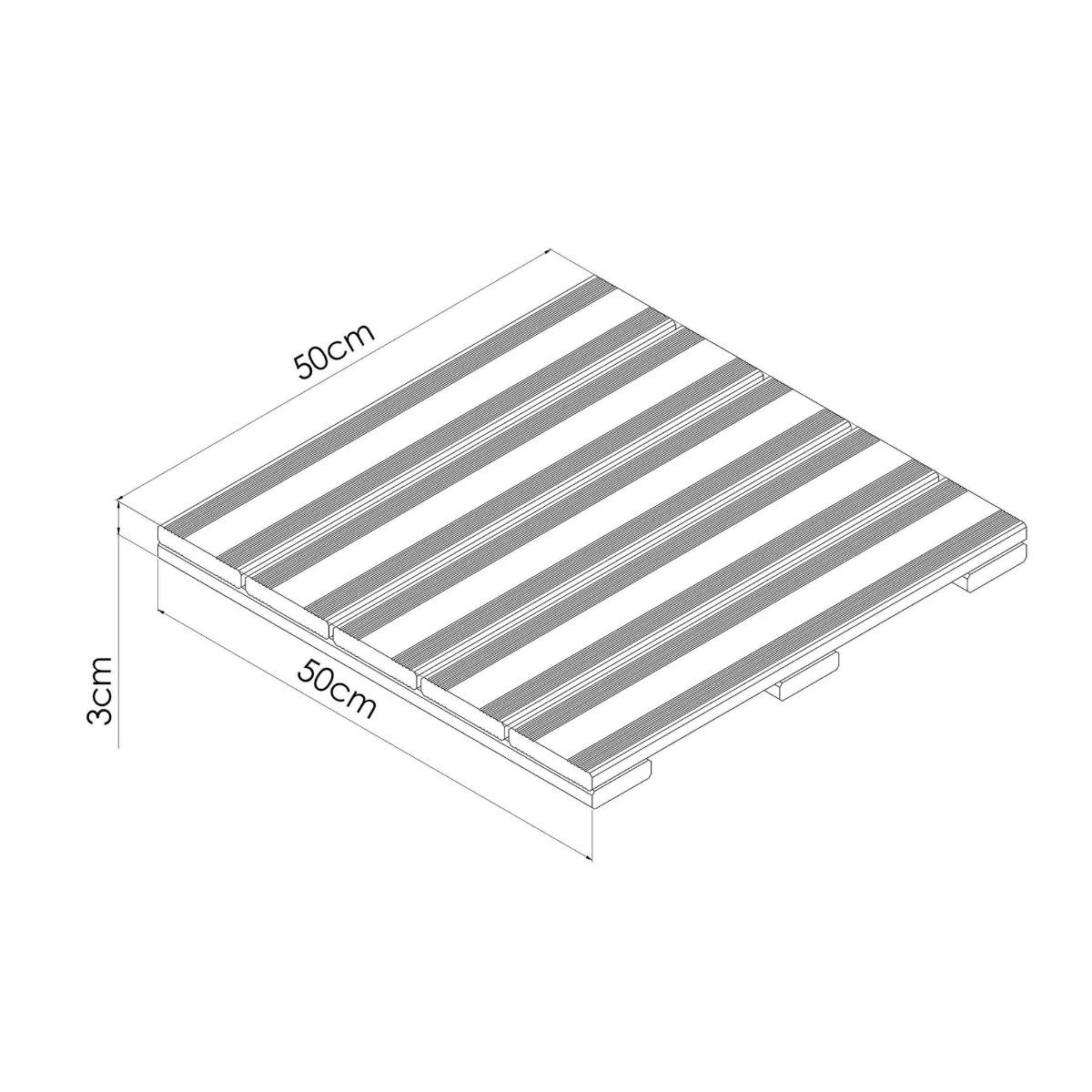 Terrastegel Bolenia Bruin 50 x 50 cm