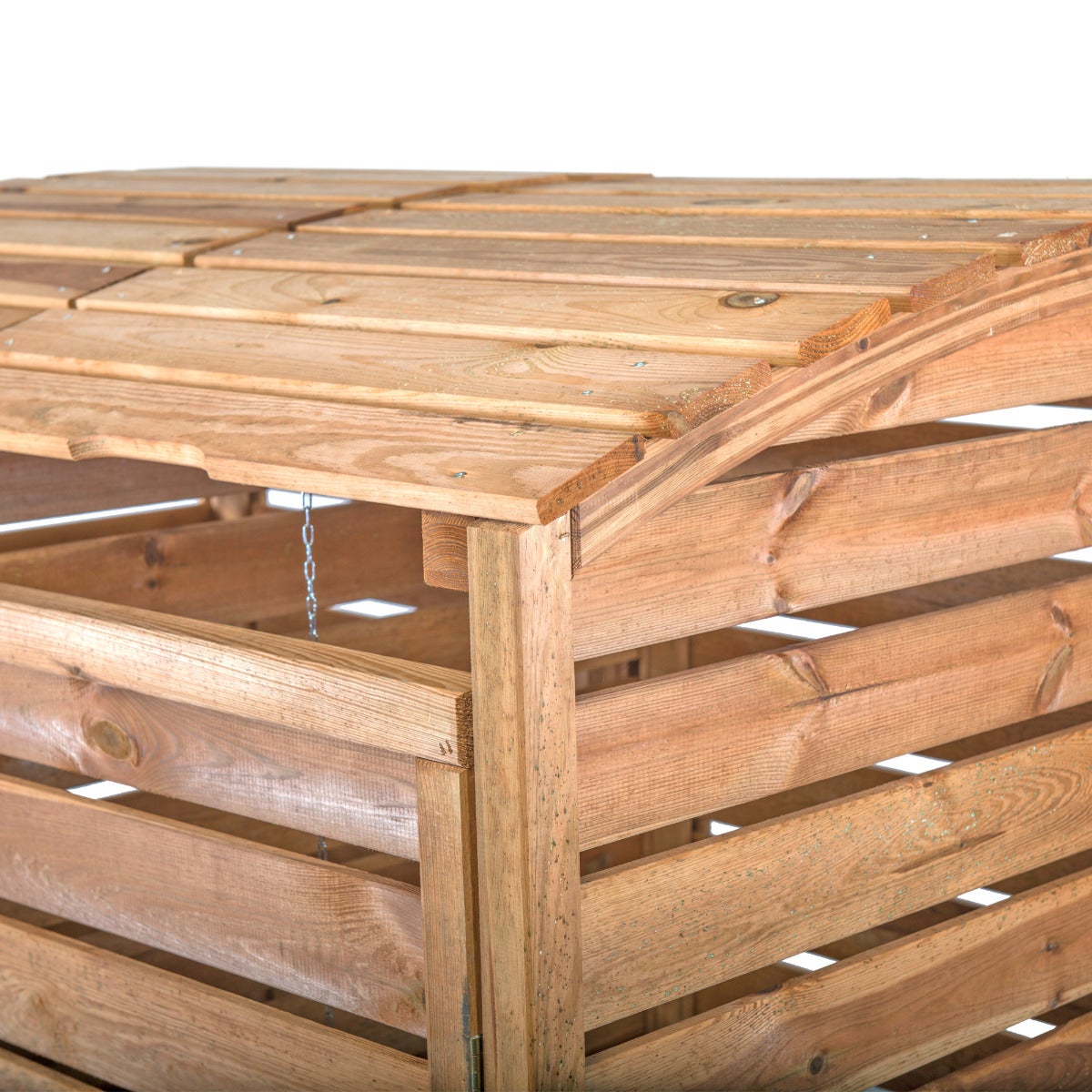 Vierdubbele Container Ombouw Bruin Geïmpregneerd Grenen Hout