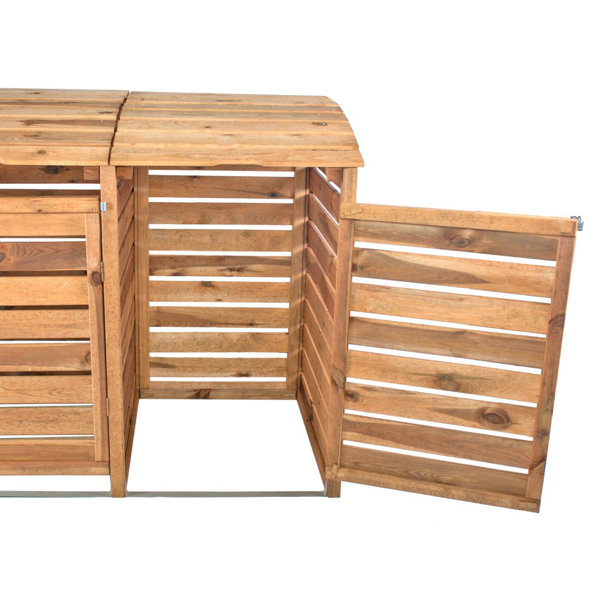 Vierdubbele Container Ombouw Bruin Geïmpregneerd Grenen Hout