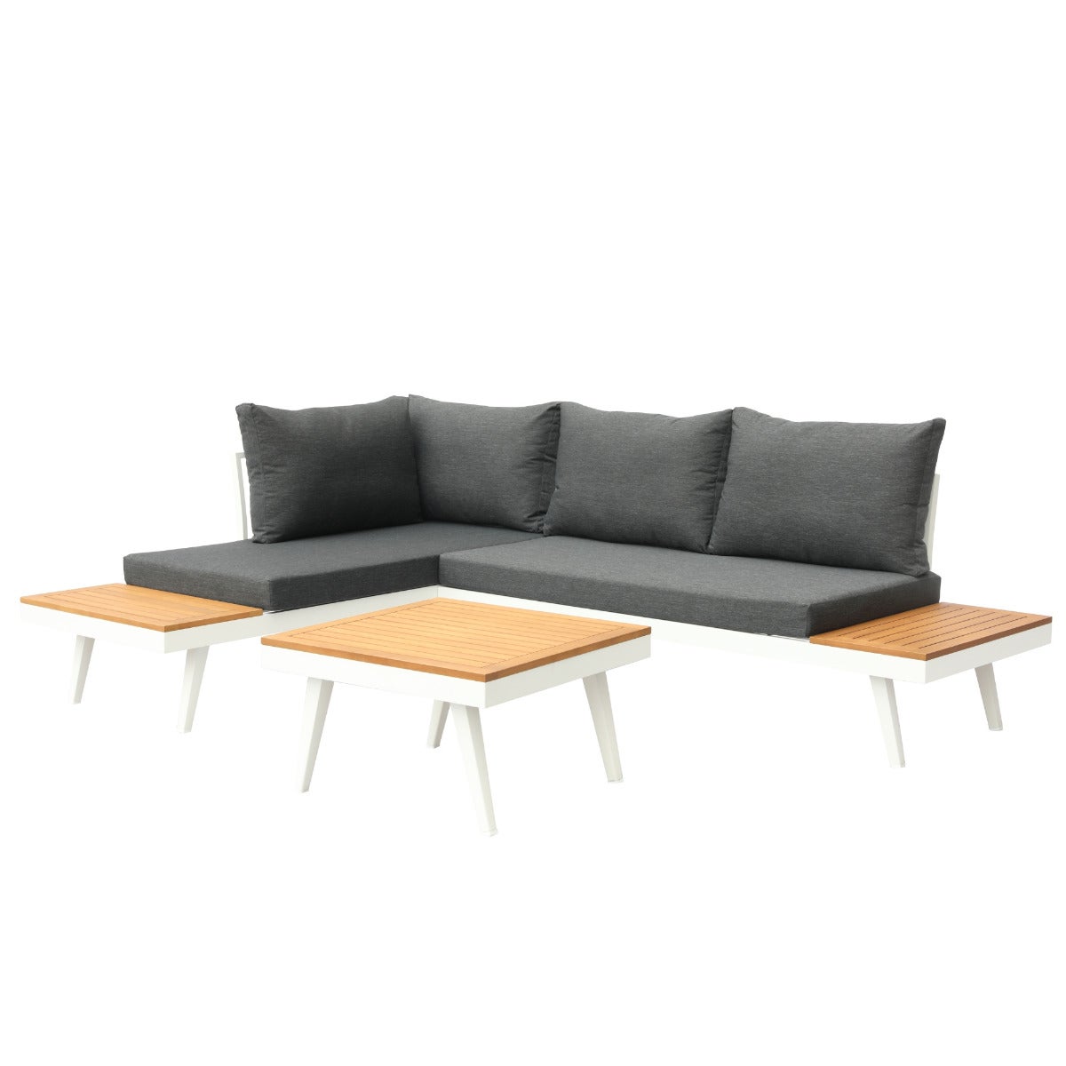 Costa Lounge Tuinset Aluminium 4-delig met Kussens