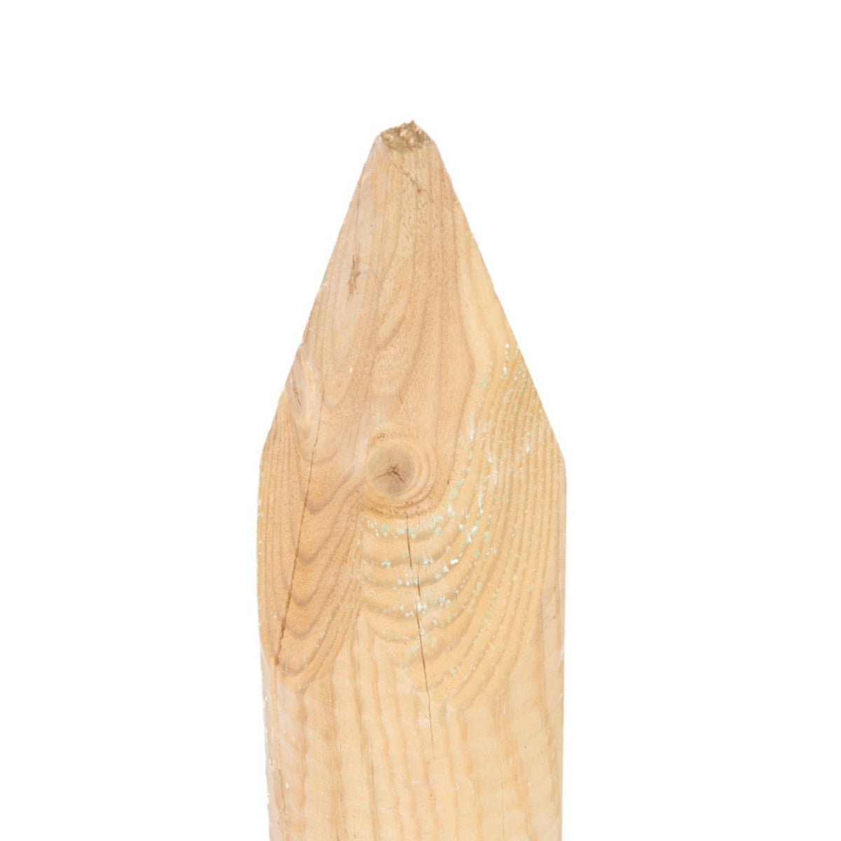 Ronde Paal Met Punt - Gekroond Ø8 x 250 cm Geïmpregneerd Naaldhout