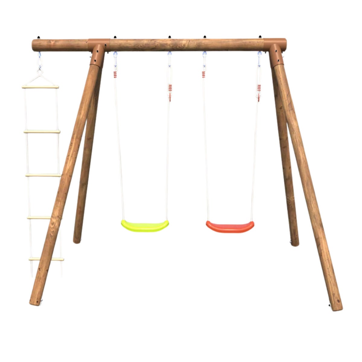 Soulet Speeltoestel Tonka met Dubbele Schommel en Touwladder