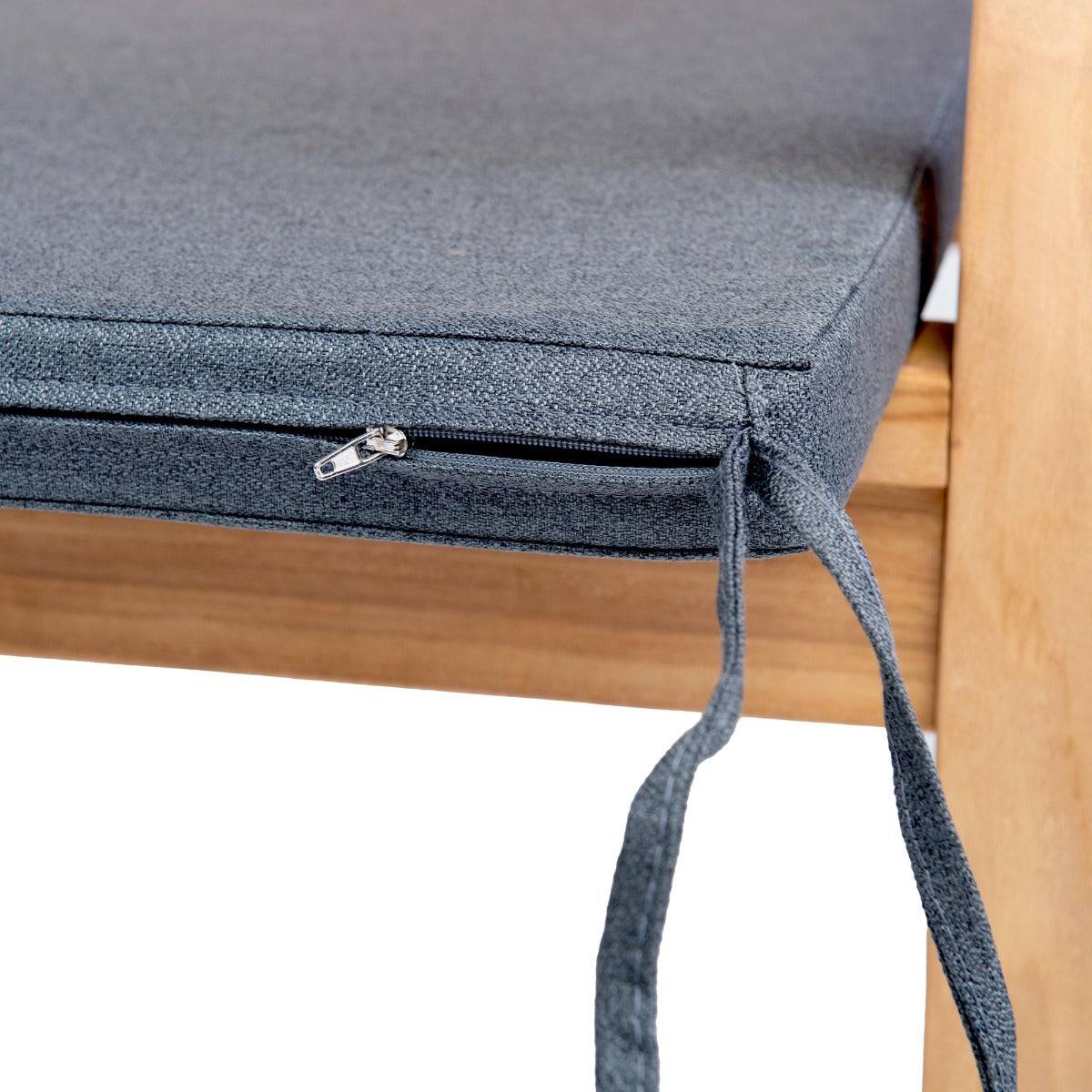 Tuinbankkussen Deluxe Donker Grijs 136 x 48 cm