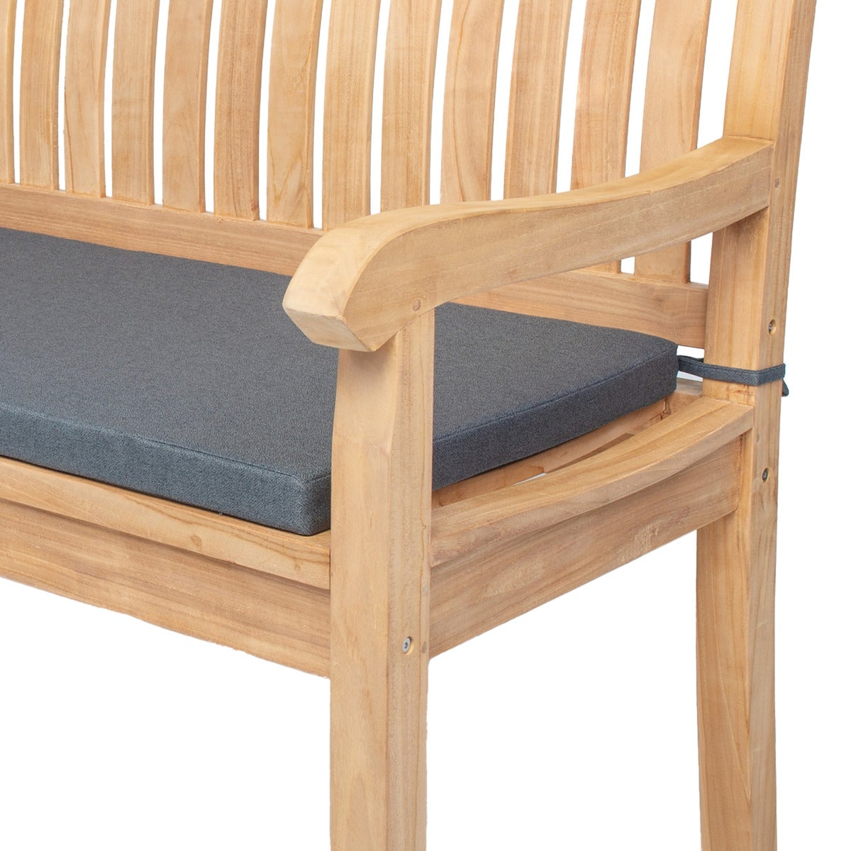 Tuinbankkussen Deluxe Donker Grijs 136 x 48 cm