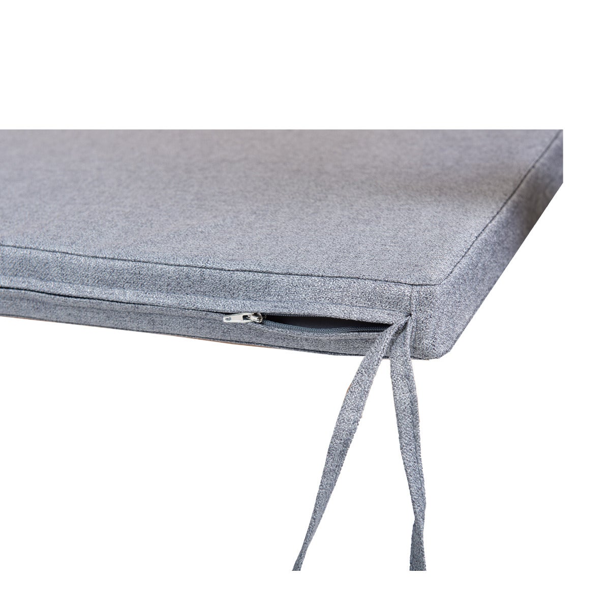 Tuinbankkussen Deluxe Licht Grijs 105 x 48 cm