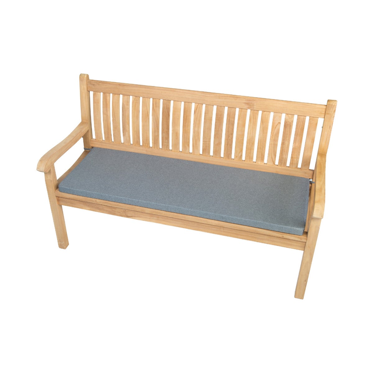 Tuinbankkussen Deluxe Licht Grijs 136 x 48 cm