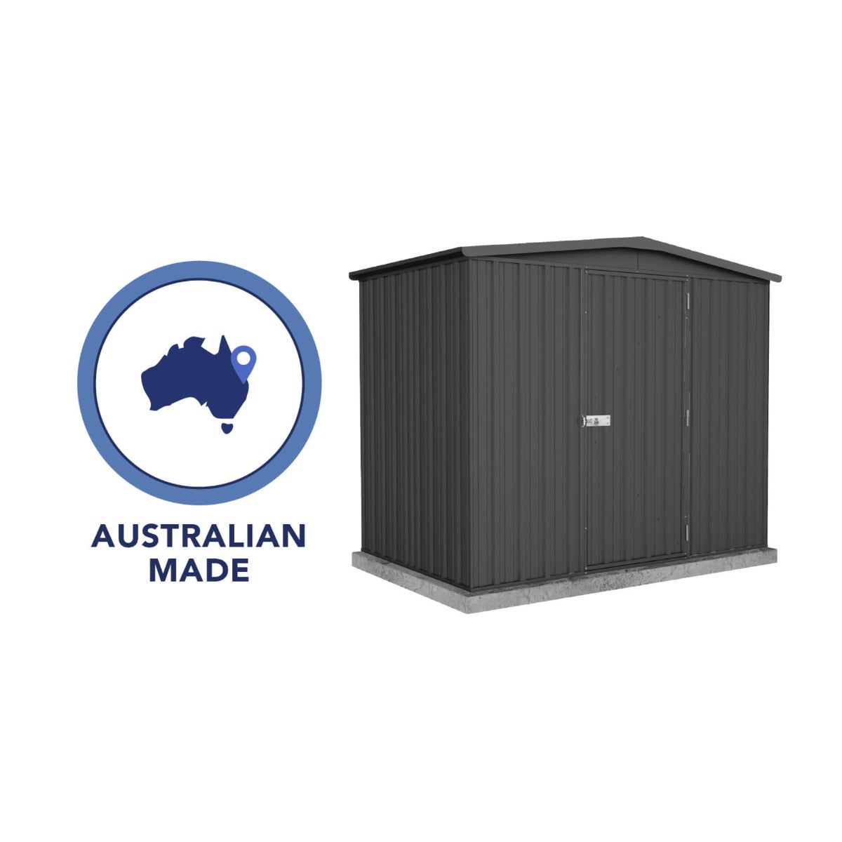 Metalen Tuinhuis Zwart 222 x 140 cm - 3,2 m²