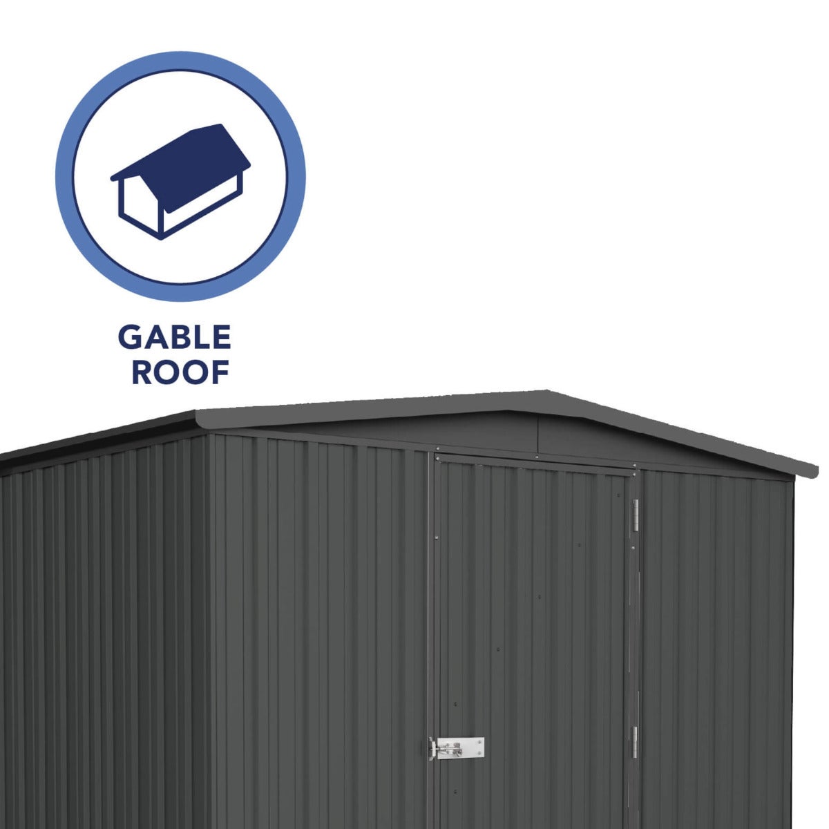 Metalen Tuinhuis Zwart 222 x 140 cm - 3,2 m²