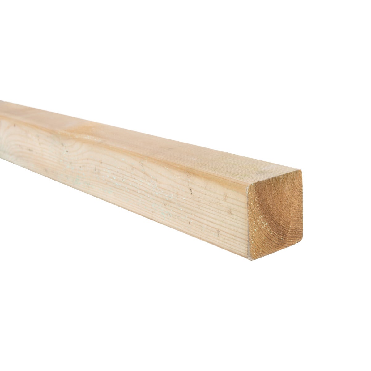 Tuinpaal Geschaafd Geimpregneerd Naaldhout 8.8 x 8.8 x 240 cm