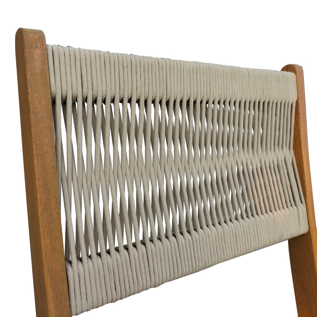 Bistroset Taupe Rope Acacia Hardhout