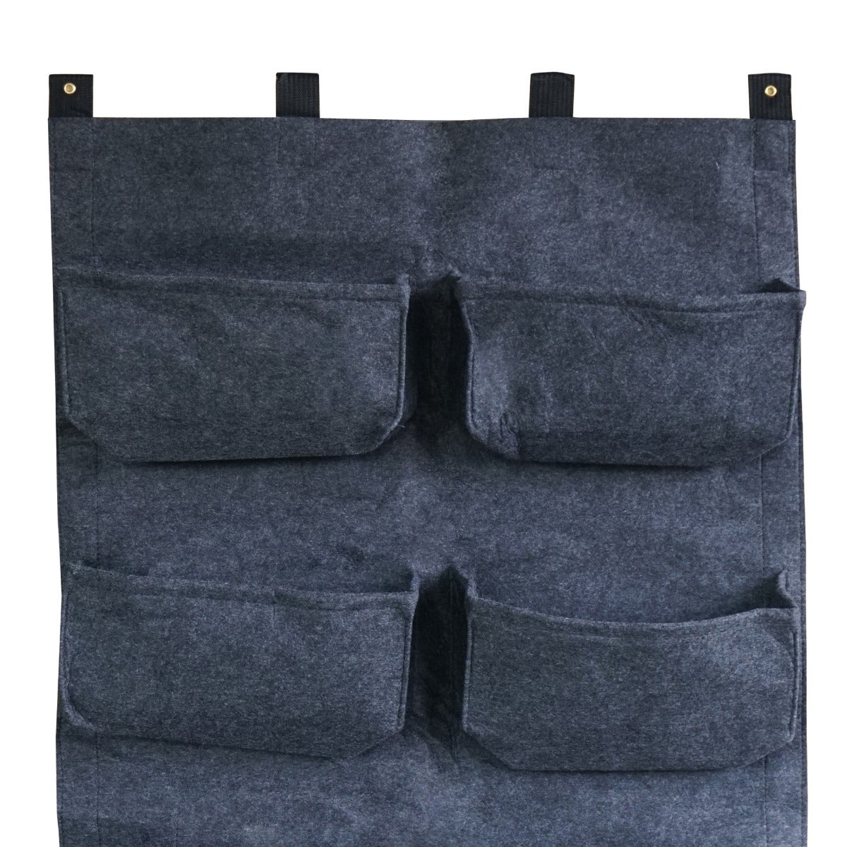 Verticaal Hangende Plantenzak met 8 Vakken Grijs 100 x 60 cm